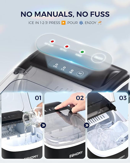 EUHOMY Countertop Ice Maker Machine - Image 6