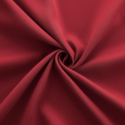 KOUFALL Christmas Red Curtains 42 x 54 Inch Long 2 Panels - Image 5