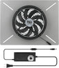 MEOZRI Basement Attic Crawlspace Ventilation Fan Window Exhaust Fan Ultra-Thin by Unknown