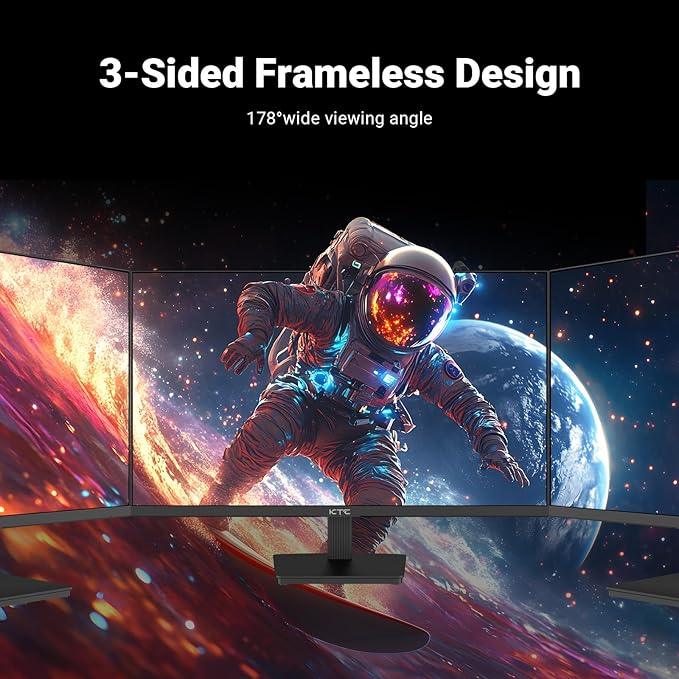KTC 24 Inch FHD 1080P 100Hz Computer Monitor, VA Panel FreeSync PC Gaming - Image 7