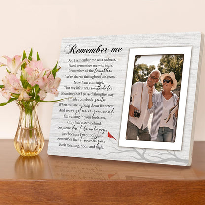 Sympathy Gift for Loss of Loved One, Mom, Dad, Husband, Friends, Memorial Picture Frame 4"x6", Condolences Sympathy Bereavement Gift Ideas, in Memory of Loved One