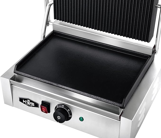 KWS PFM-17 1700W Electric Panini Press Maker - Image 3