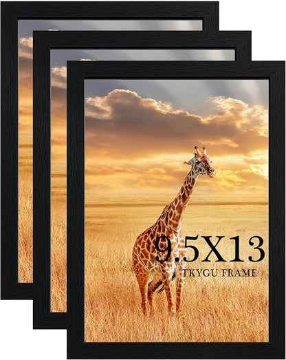 TKYGU 9.5x13 Picture Frame Set of 3, Horizontal and Vertical Formats by TKYGU