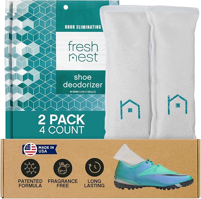Shoe Deodorizer with Zeolites 2-Pack by freshnest
