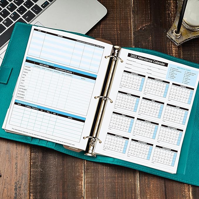 2026 Attendance Calendar Work Tracker Attendance Calendar Cards - Image 6