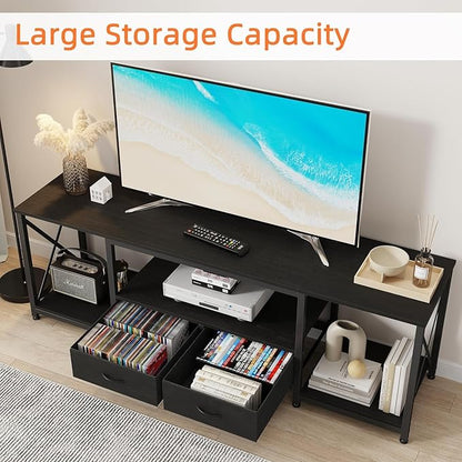 GYIIYUO TV Stand with Fabric Drawer - Image 4