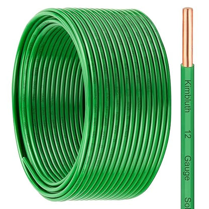 THHN Wire 12 Gauge 100 FT OFC Electrical Wire, 12 AWG Solid Copper Wire Rated by SimpleandPractical