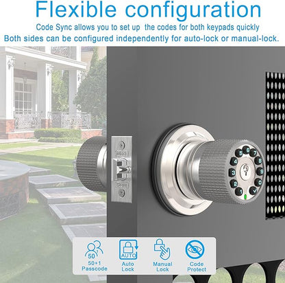Double Sided Keypad Door Knob - Image 3