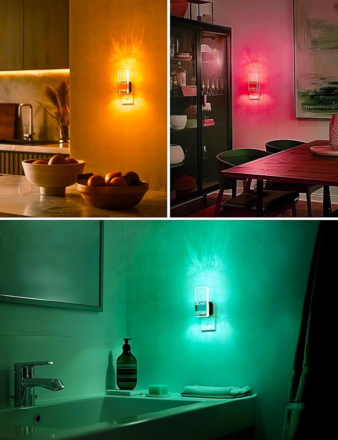 L LOHAS LED Night Lights Plug Into Wall, Color Changing Night Light - Image 6