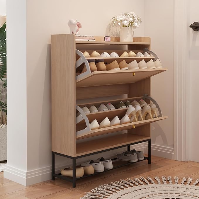 AVZEAR Narrow Shoe Storage Cabinet - Image 9