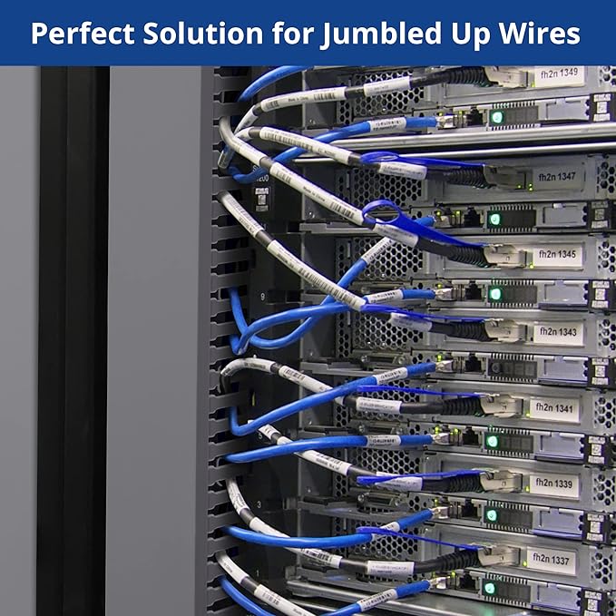 ZhiYo 68in Server Rack Cable Management Raceway, H2.4 x W2in Large Capacity - Image 5