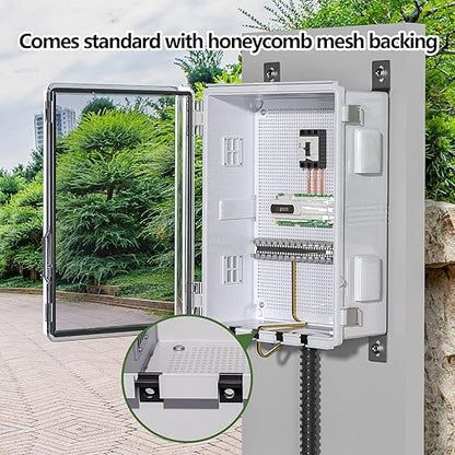 ABS Electrical Junction Box, Ventilated Design, Cable Grommets, IP65 Waterproof - Image 4