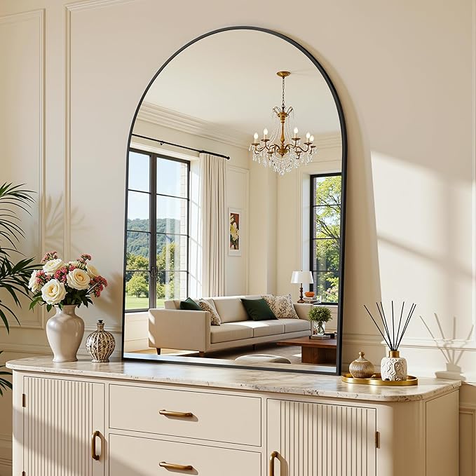 Arched Mirror 24"x36", Bathroom Mirror, Wall Mounted Vanity Mirror by AntokMirror