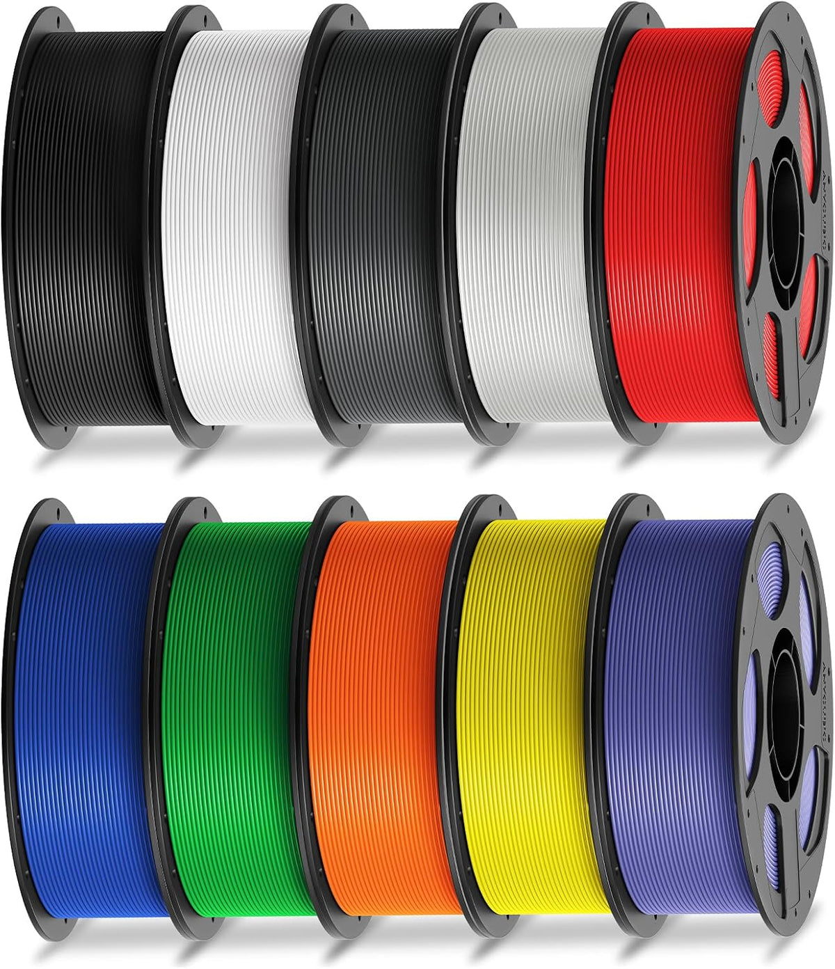 anycubic 3d printer filament multicolor pla bundle 10kg, main product view