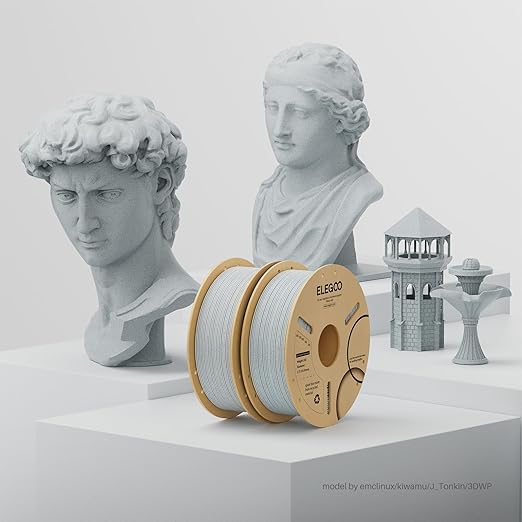 ELEGOO PLA Filament 1.75mm Marble 1KG, 3D Printer Filament Dimensional Accuracy - Image 6