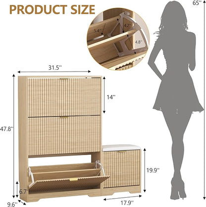 Shoe Cabinet Storage for Entryway - Image 2