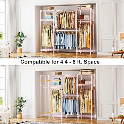 Ulif E7 Garment Rack, Heavy Duty Clothes Storage System - Image 4