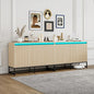 Fluted Sideboard Buffet Cabinet by WOENEI