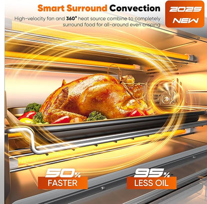 Nuwave Bravo Pro Convection Air Fryer Toaster Oven Combo, 2025 New and Improved - Image 3