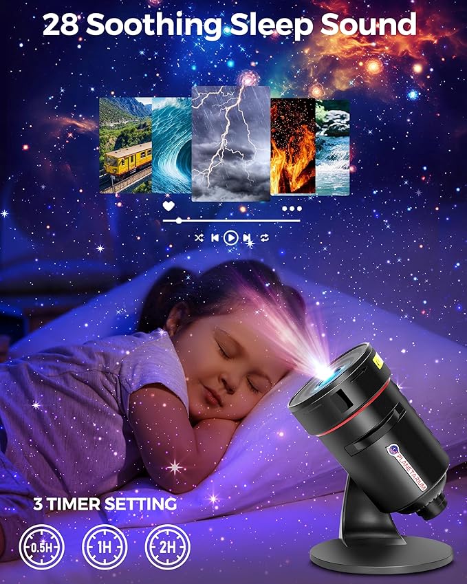 Galaxy Projector for Bedroom, Home Planetarium Astral Light Projector - Image 5