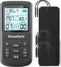 TENS Unit Muscle Stimulator for Pain Relief, 3-in-1 EMS TENS Machine by Househerb