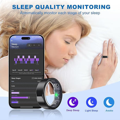 SEEKZERO Smart Ring for Women Men, No Subscription Fee - Image 5