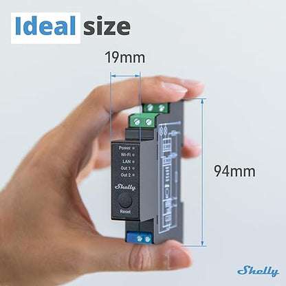 Shelly Pro 2PM | Wi-Fi & LAN 2-Channel Smart Relay - Image 3