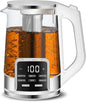 Gourmia Electric Programmable Glass Kettle – 1.7L Temperature Control Tea & by Gourmia