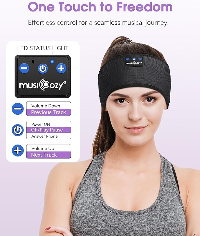 MUSICOZY Sleep Headphones Wireless - Image 6