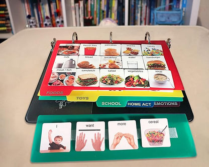 Visual Communication Book, 162 ASD Photo Picture Cards: Autism Language by Smile4Autism