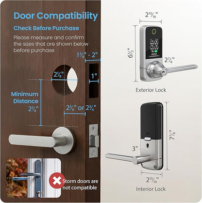 Lockly Smart Lock Secure Pro, Fingerprint Door Lock, Keyless Entry, Built-in - Image 8