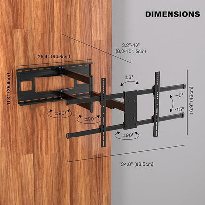 ProMounts Premium Articulating/Full Motion TV Wall Mount - Image 3