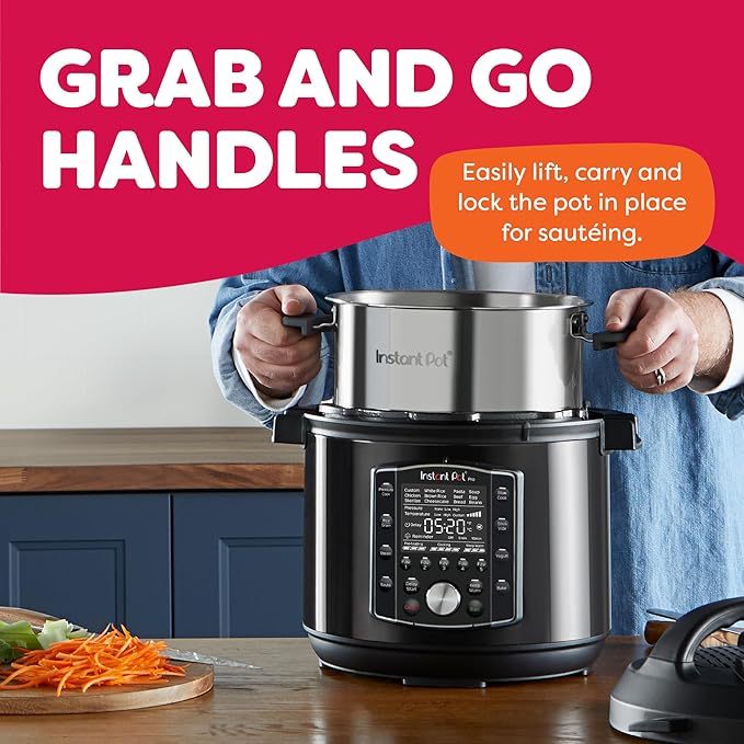 Instant Pot Pro 10-in-1 Pressure Cooker, Slow Cooker, Rice/Grain Cooker - Image 4