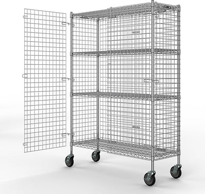 18" W x 48" L x 69" H Heavy Duty Utility Commercial Grade Metal Storage NSF - Image 4
