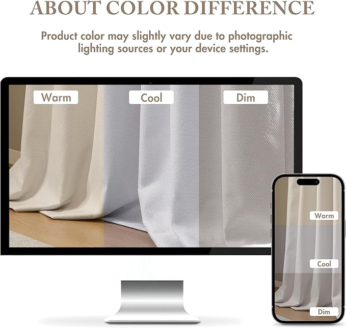 Madison Park Karien 100% Blackout Curtains 52x84 – White, 2-Layer Noise - Image 9