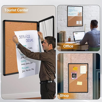36"x24" Outdoor Enclosed Bulletin Board - Image 7