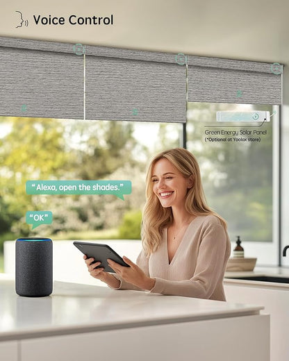 Yoolax Motorized Blinds with Remote, Smart Blinds - Image 2