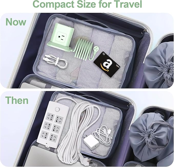 Cube Power Strip, FDTEK 4 Widely Spaced Outlet - Image 6