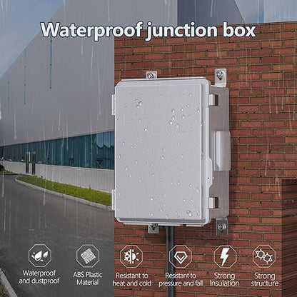 ABS Electrical Junction Box, Ventilated Design, Cable Grommets, IP65 Waterproof - Image 7