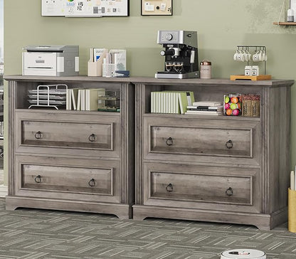 Itaar 2 Drawer File Cabinet, Farmhouse Filing Cabinet - Image 3