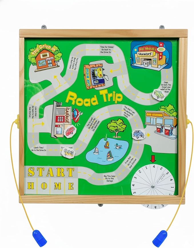 Magnetic Toddler Activity Wall Panel Toy – Interactive Wall Busy Board – by PlayscapesLLC