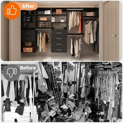 ROOMTEC Modular Closet System, Wooden Tower - Image 4