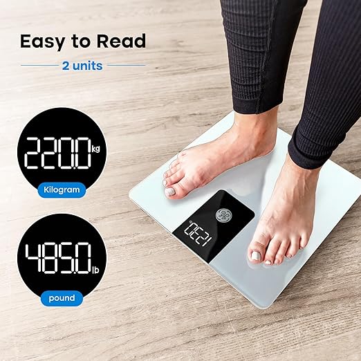 GE Bathroom Scale for Body Weight, Digital Weight Scales 500lb Heavy Duty - Image 3