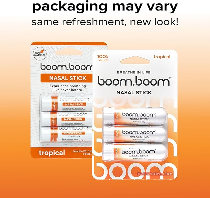 BoomBoom Nasal Stick | Vapor Flow Technology | Cool Refreshing Sensation | - Image 2
