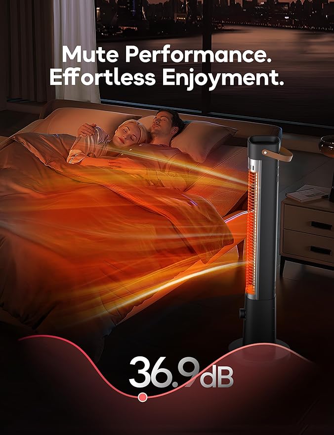 Patio Heater for Outdoor Use, Infrared Electric Outdoor Heater, 1500W Instant - Image 5
