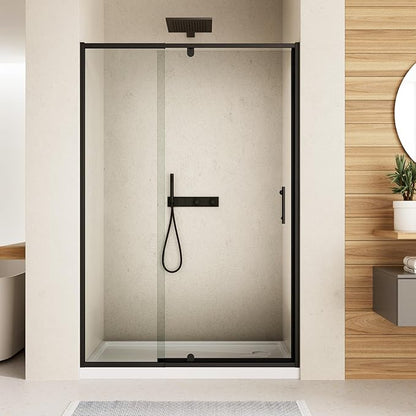 56-60" W x 71" H Pivot Swing Glass Shower Door, Pivot Frame Shower Door - Image 2