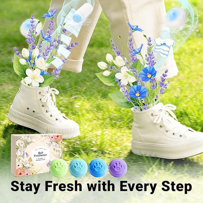 STRN Sneaker Deodorizer Balls 12 Packs, Linen & Lavender & Jasmine & Baby - Image 5