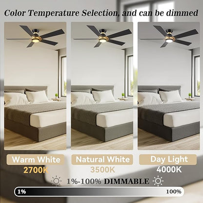 SMAAIR 52 Inch Smart Ceiling Fan - Image 3