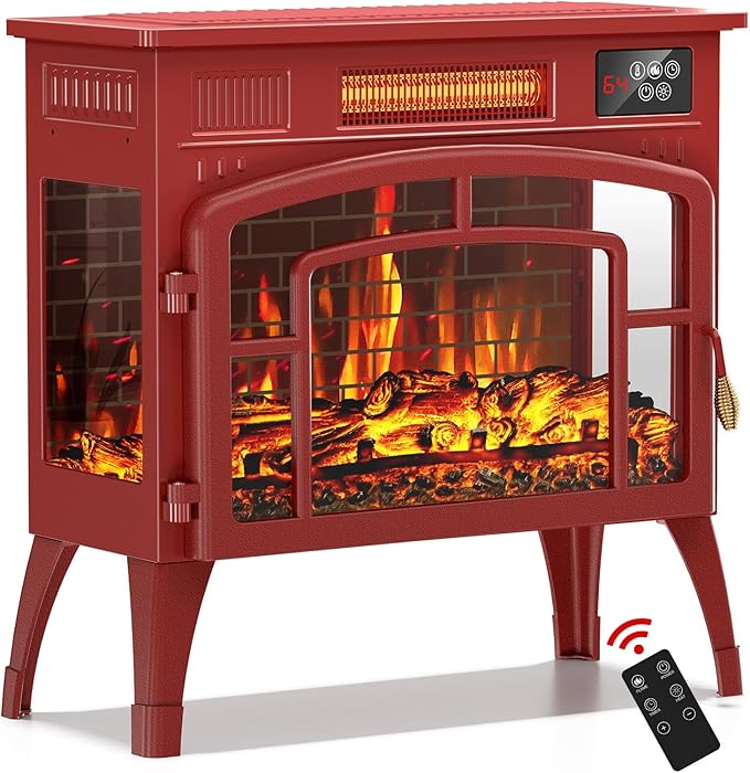 BREEZEHEAT 23" Electric Fireplace Stove by BREEZEHEAT