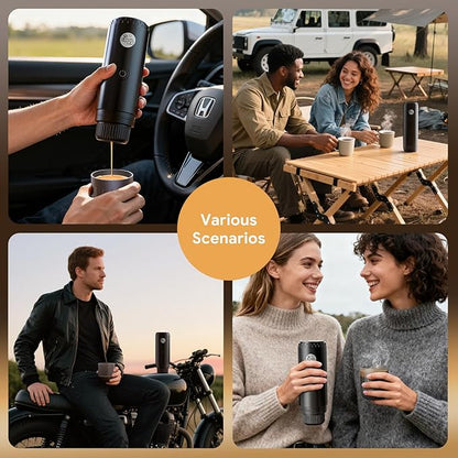 Portable 2-in-1 Coffee Maker, Portable 20 Bar Espresso Machine - Image 2